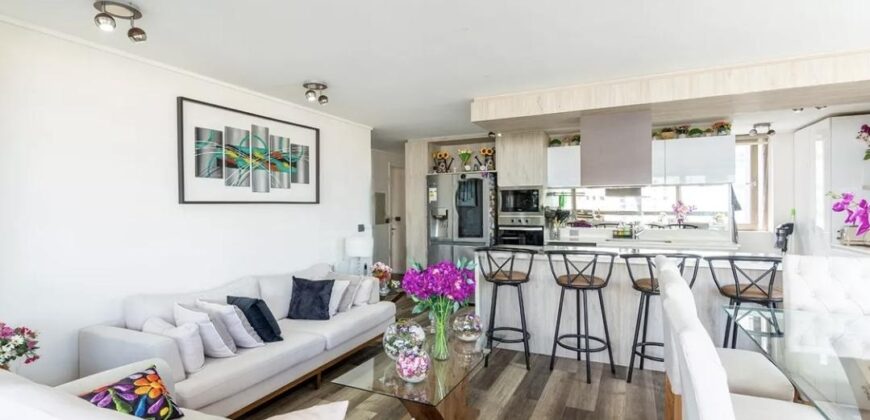 Hermoso departamento en sector residencial de Concón